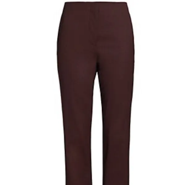 St. John Womens Brown Dress Pants with Belt Loops Sz S Retail $795 - Image 9