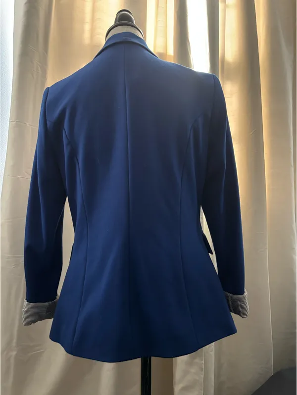Jules & Leopold Cobalt Blue Nautical Blazer - Image 5