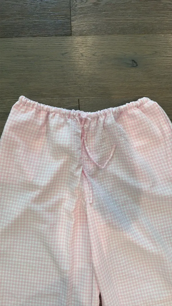 Shop talulah pink gingham pants  - Image 2