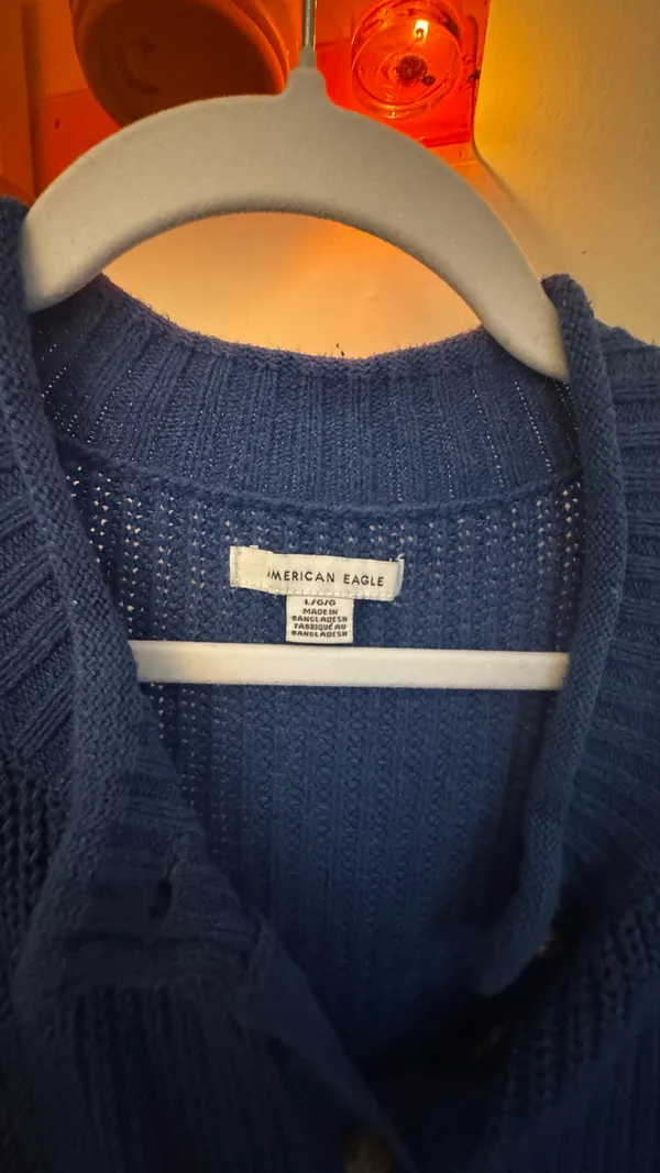 American Eagle Blue Sweater Knit - Image 3