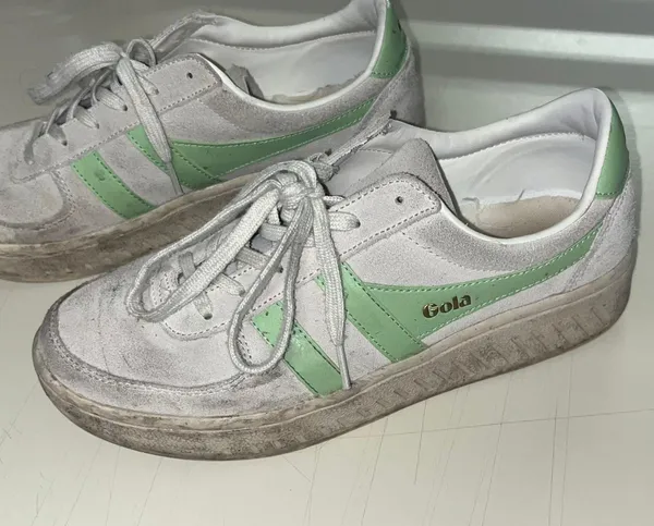 Gola Sneakers Light Green And Cream - Image 3