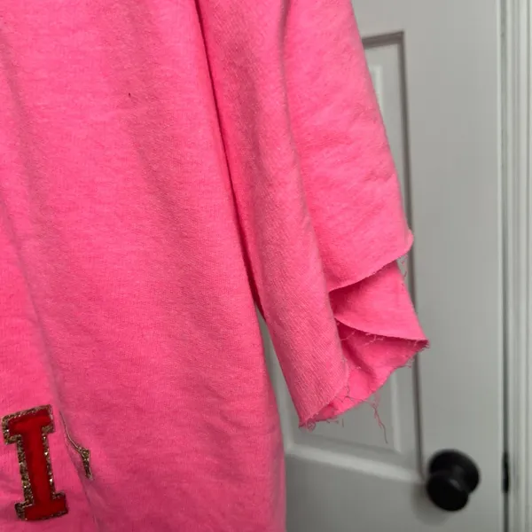 Judith March love you oversized pink short sleeve XXL - Image 5
