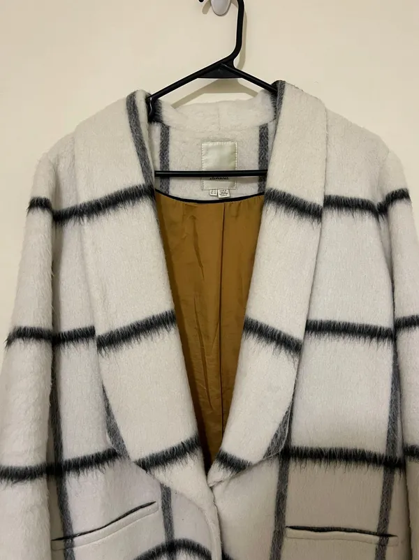 Anthropologie Elevenses Checkered Coat - Image 2
