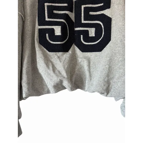 Bohme Lucky Number‎ Sweatshirt Gray Women's Size Large - Image 5