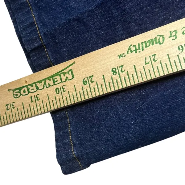 The Blues Women’s 12 Vtg Y2K Dark Wash Flare‎ Cargo Jeans Denim Pocket Casual - Image 9