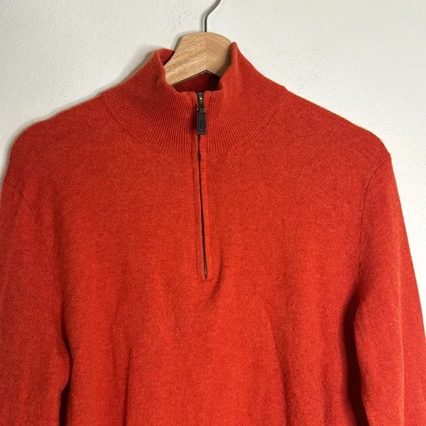 Polo Ralph‎ Lauren Wool Pullover Sweater featuring mock neck Merino wool Sz M - Image 4
