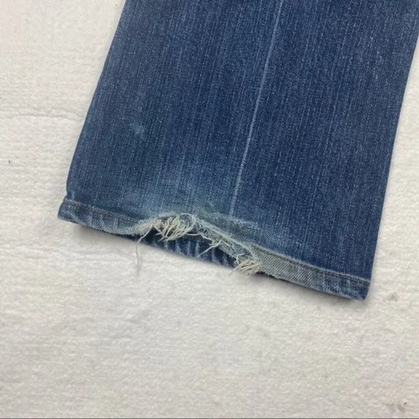7 For All Mankind Y2K Vintage Medium‎ Wash Bootcut Jean - Image 4