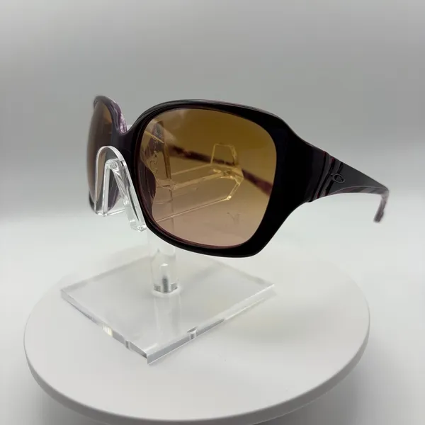 Oakley Unfaithful Purple Tiger Print Oversized Gradient Sunglasses - Image 2