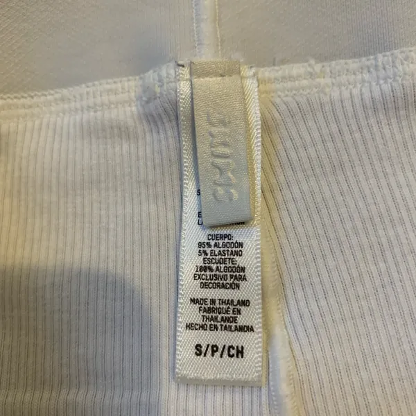 Skims Cotton Ribbed Boxer - Image 3