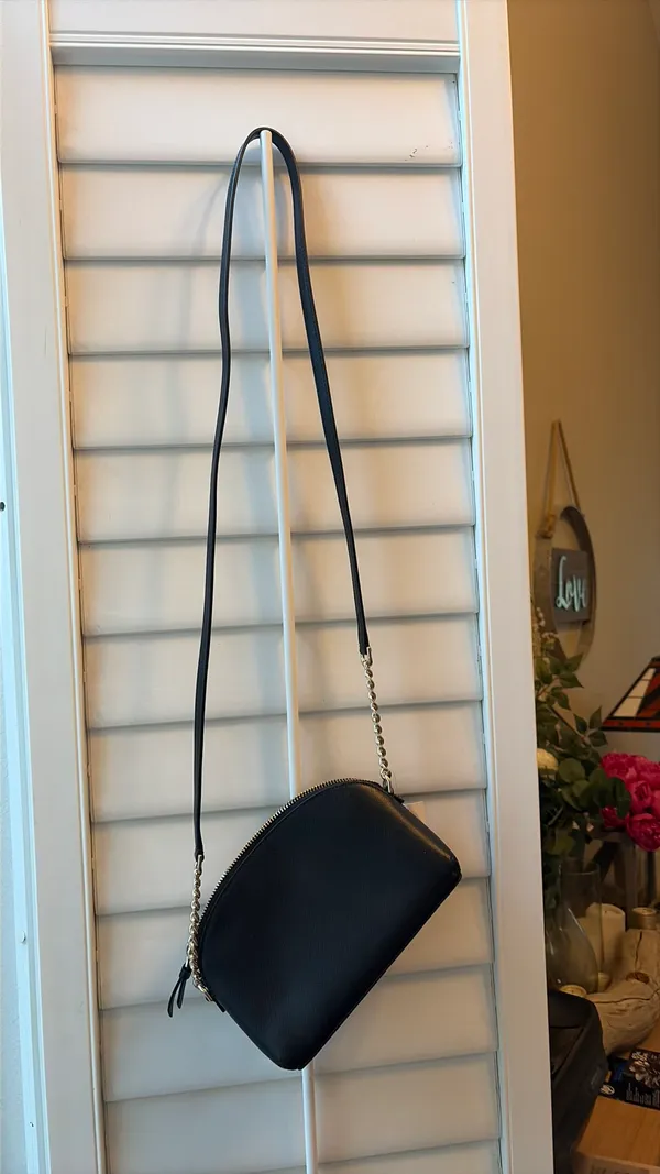 New with tags Kate Spade New York Black Leather Crossbody purse - Image 5