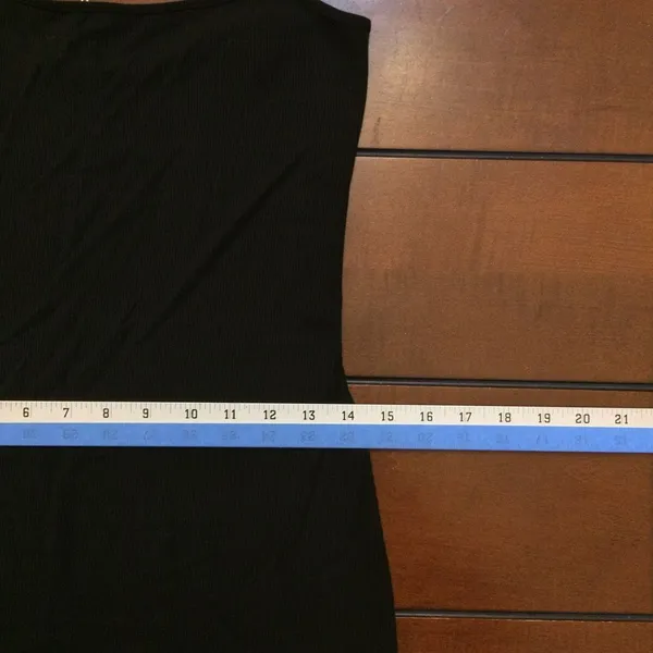 NWT Skims black ribbed maxi dress xl - Image 2