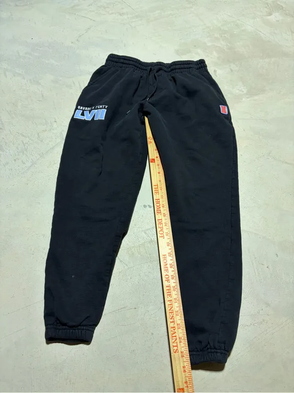 Savage X Fenty Black LVII property Jogger Sweatpants XS - Image 5