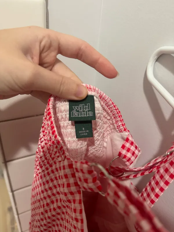 Wild Fable Red Gingham Dress - Image 5