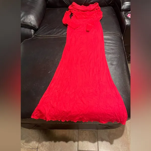 NWT Commense Red Off-Shoulder Dress - Image 6