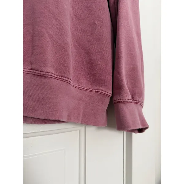 US Vintage Collection Mauve Pink Garment Dyed Crewneck Sweatshirt Large - Image 10