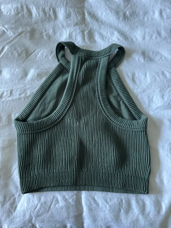 Green Aerie Top Tank Ribbed - Image 3
