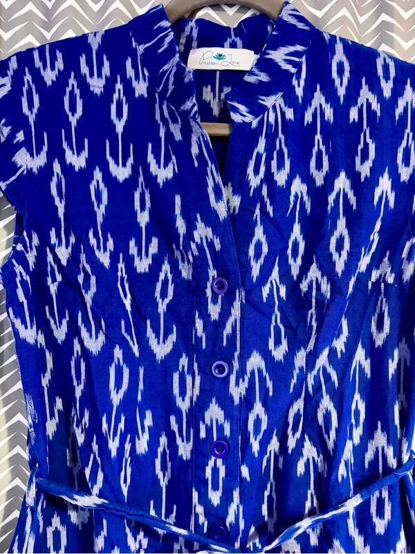 Passion Lilie | MAJESTIC ORGANIC COTTON BUTTON DRESS, Small - Image 4