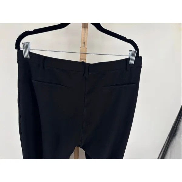 Quince LB24727 Ultra-Stretch Ponte Straight Leg Pant XL Petite Black - Image 7