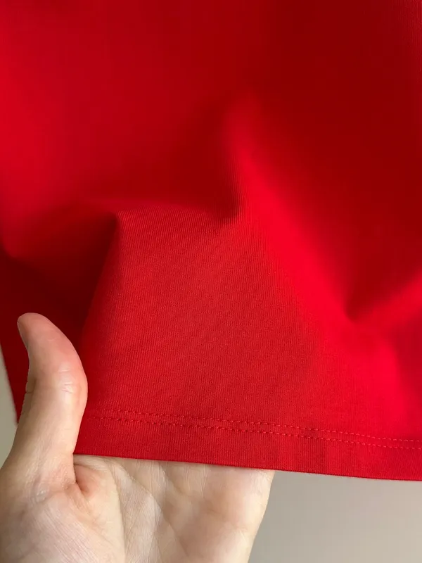 J. Crew Stretch Cotton Cap-Sleeve Crossover Shirt, Vintage Red, Size Small, NWT - Image 12