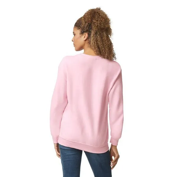 Gildan Get In Loser Medium Sweatshirt Mean Girls Crewneck‎ Pullover Pink Solid Minimal - Image 7