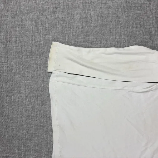 Lauren Ralph Lauren T-Shirt Womens L White‎ Long Sleeve Crew Neck Buttons - Image 2