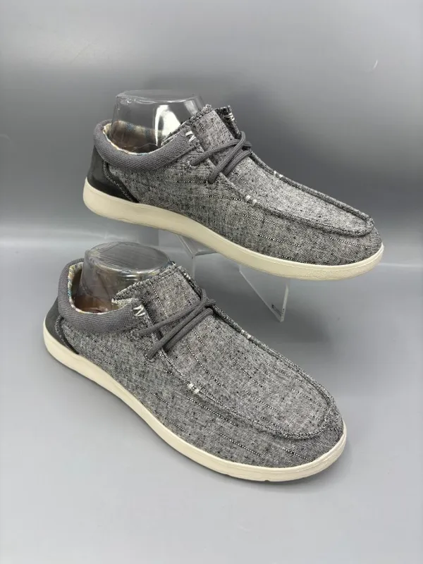 Sanuk Shaka Lite 2 SL Wool Casual Shoes Women's 9.5 Gray Canvas Comfort 1152130 - Image 2