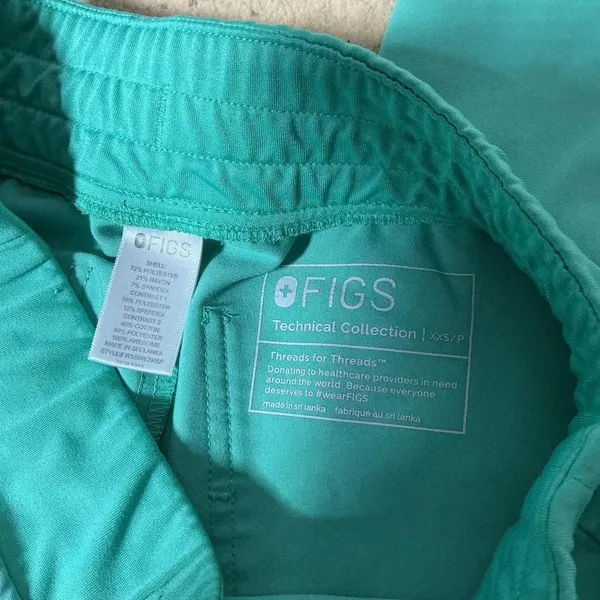 FIGS‎ Technical Collection Zamora Scrub Pants Surgical Green XXS P W18SW2005P - Image 2