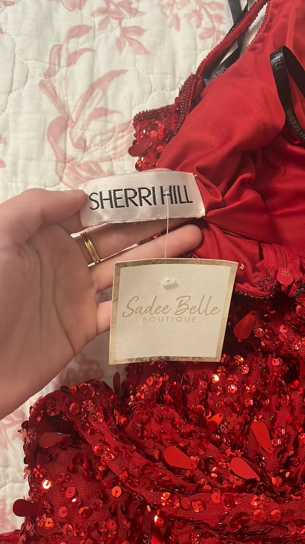Sherri Hill Dress Homecoming Red - Image 2
