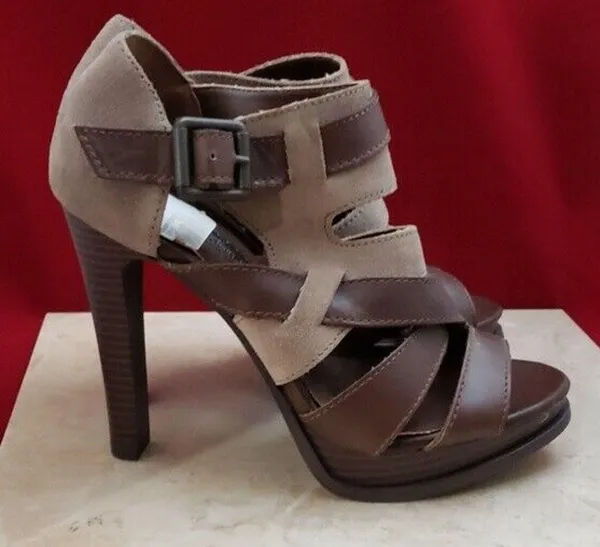 Calvin Klein Jeans Heels Two Tone Brown Heels - Size 7.5 - Image 3