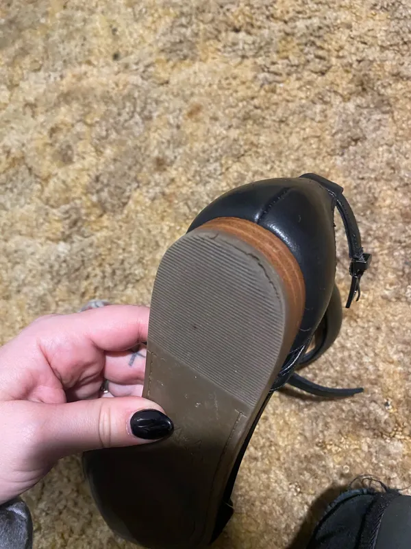 Crown vintage flats Black Size 6.5 - Image 7