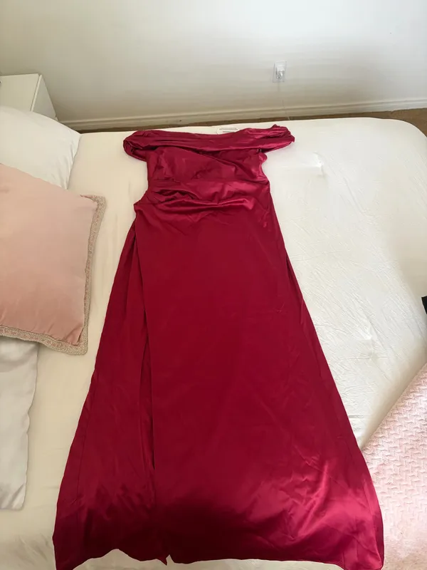Gwendolyn Maxi Dress - Burgundy - Image 3