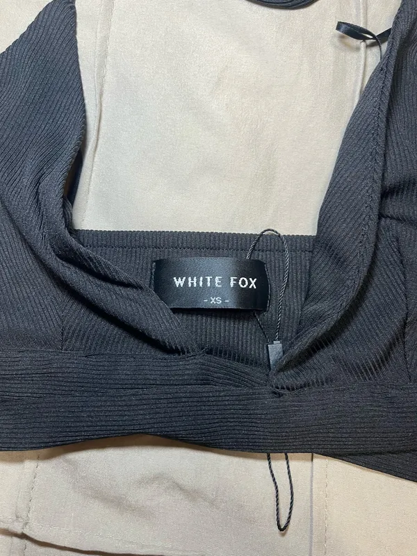 NWOT White Fox Wrap Top - Image 3
