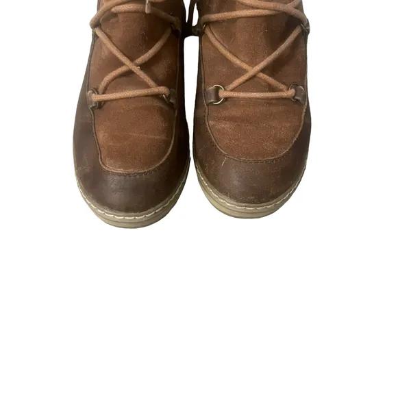 White Mountain Women's Size 6M Topaz Leather Wrap‎ Tie Ankle Boots - Image 3