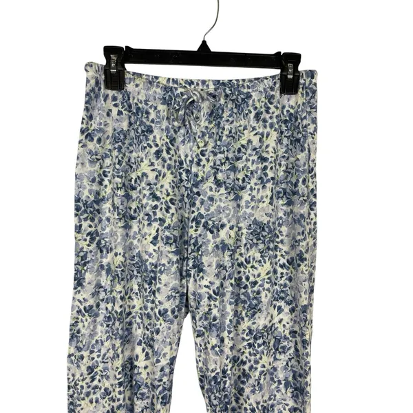 Lauren Ralph Lauren Women’s Blue Floral 2 Piece Pajama Set Button Top Pants S - Image 3