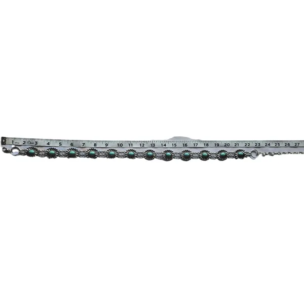 Western Vintage Engraved Style Oval Waist Chain Boho Silver Metal Waist Belt‎ - Image 8