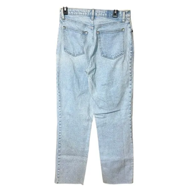Abercrombie & Fitch The 90’s Straight ultra High Rise light wash 29/8L #760 - Image 6
