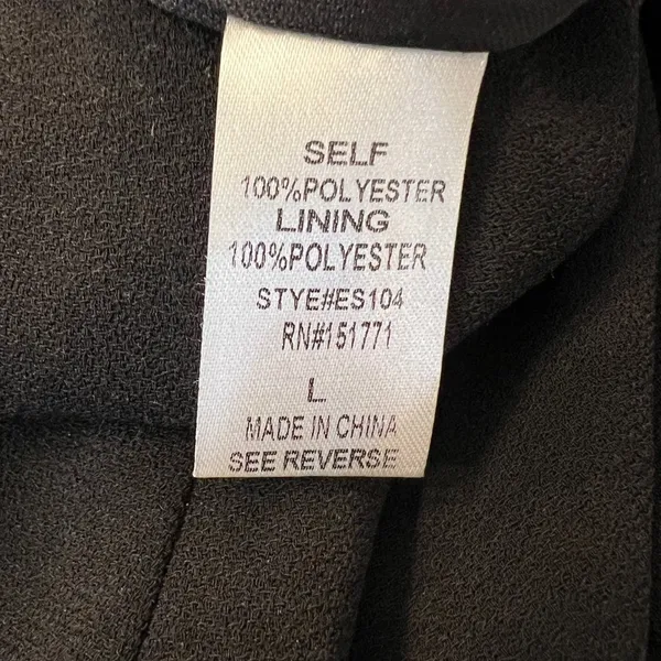 le Lis asymmetrical black ruffle skirt, Size L. NWT - Image 9