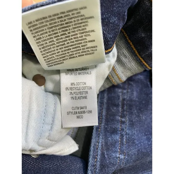 Agolde Nico High Rise Slim Cabana Women's Size 26 - Image 9