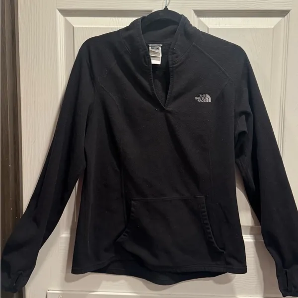 The North Face 1/4 zip fleece pull over tag size womens M - Image 3