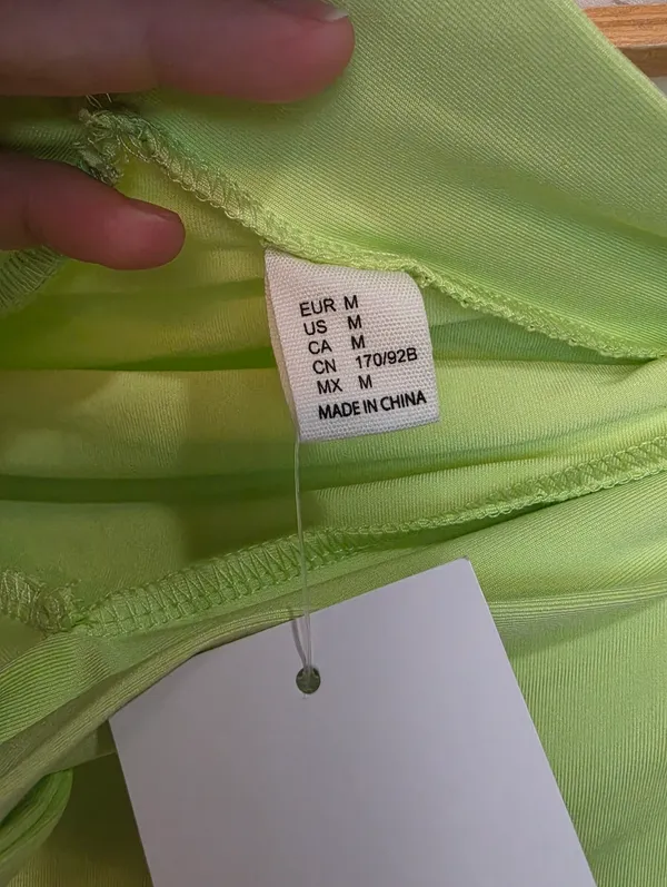 Floerns Double Choker Halter Top Green Size M - Image 3