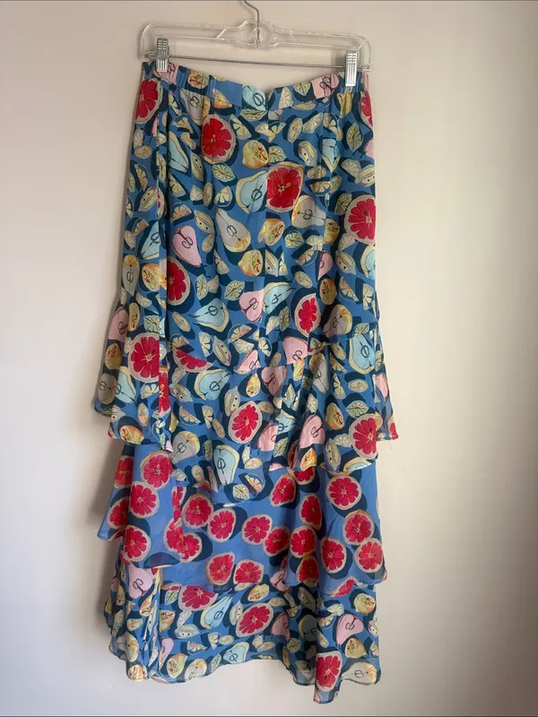 Anthropologie Hutch Medley Tiered Maxi Skirt Medium - Image 4