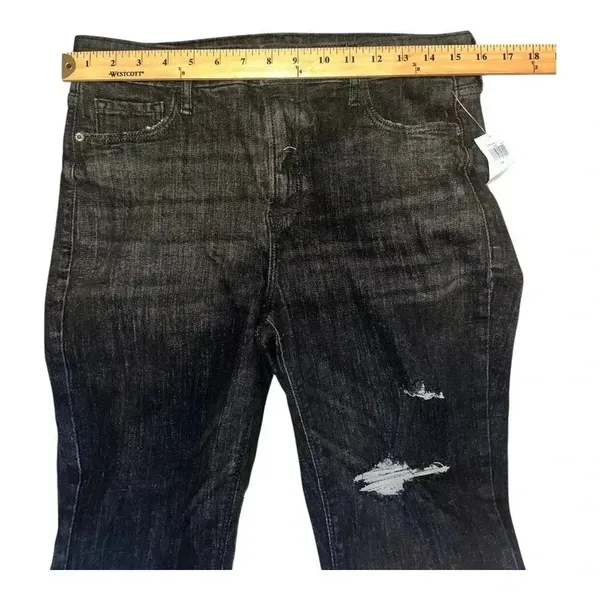 Old Navy‎ Black High Rise Rockstar Super Skinny Jeans, Sz 10 - Image 5