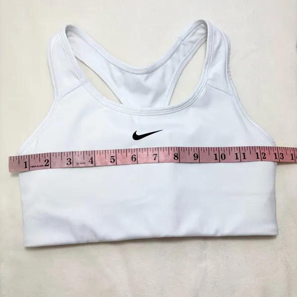Nike Women's‎ Classic White Sports Bra Size S - Image 2