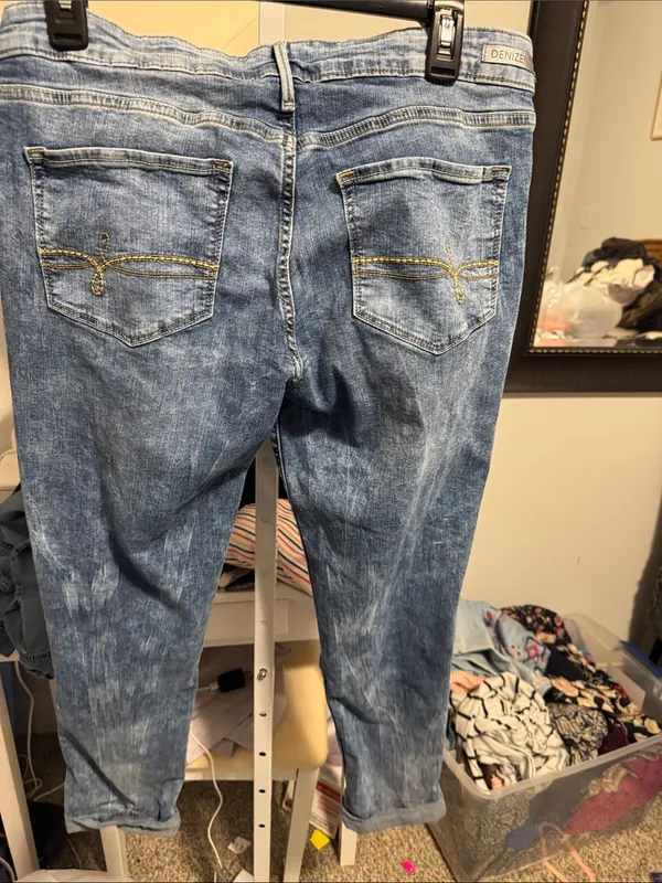 Denizen from Levi's Light Faded Blue Distressed Boyfriend Jeans - Image 5