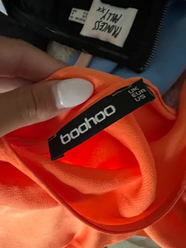 Boohoo Orange Cocktail Dress - Image 2