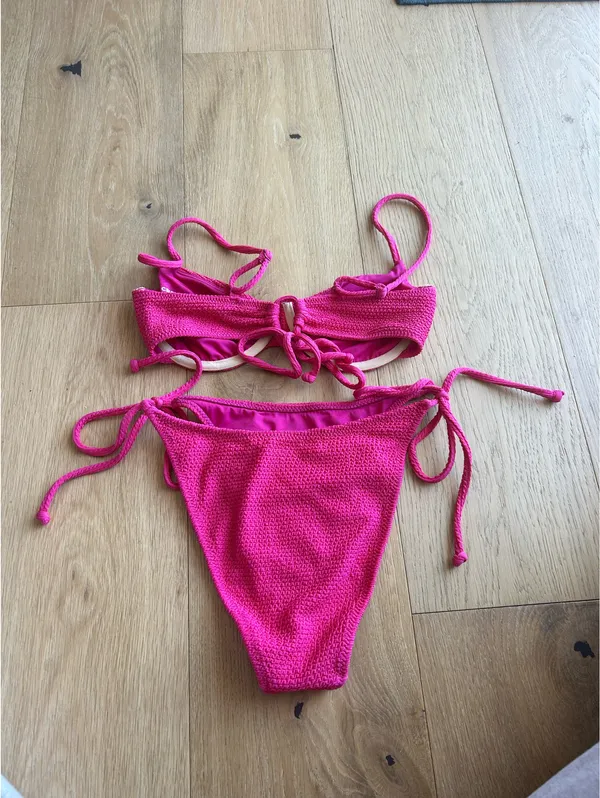 Pacsun swimwear bikini 2 hot pink set - never worn - Image 2