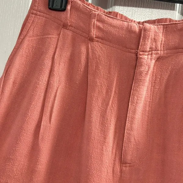 Z Supply Wide Leg Pants in Dusty Rose Pink - Image 8