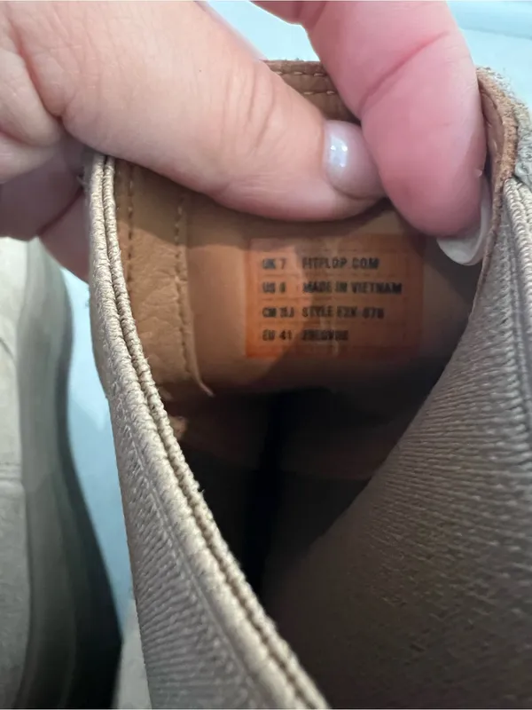 Fitflop Taupe F-MODE Stack Suede Chelsea Boots Size 9 US $200 - Image 7