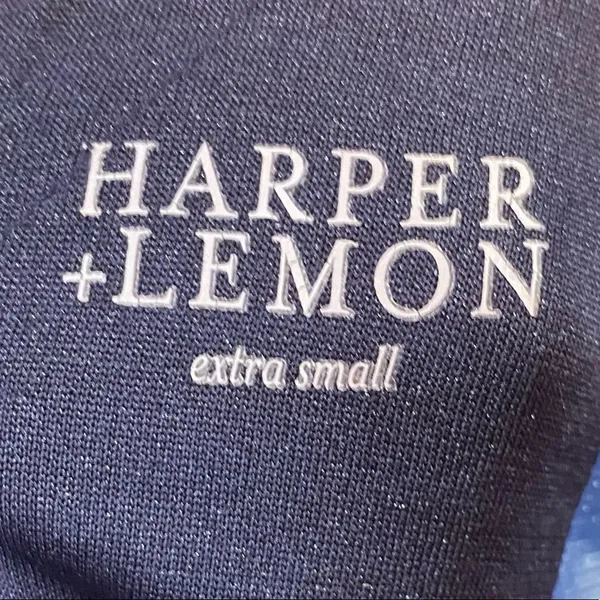 Harper & Lemon Navy Blue Fit & Flare Dress XS Sleeveless‎ V Neck Skater - Image 6
