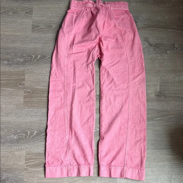 Free People Sky Rider Straight Leg in Rosebloom - Image 4